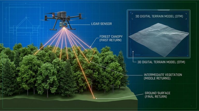 Lee más sobre el artículo El impacto de la tecnología LiDAR en el movimiento de tierras: precisión centimétrica vs. topografía tradicional